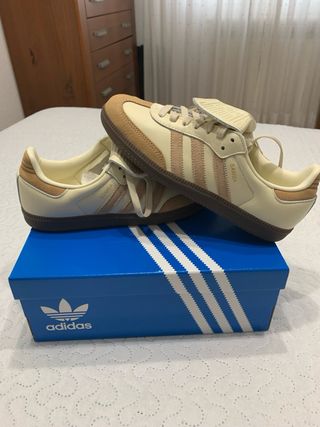 Adidas Samba Beige/Marrón Talla 38.5