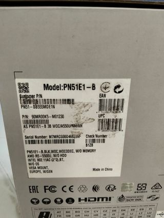 Asus Mini PC Barebone PN51-BB555MDE1N Ryzen 5 5500U