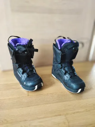 Scarponi Snowboard Donna Neri Viola