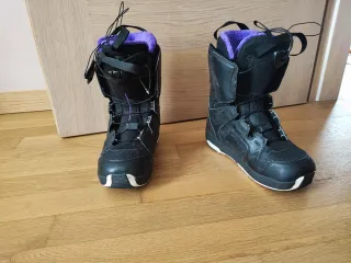 Scarponi Snowboard Donna Neri Viola