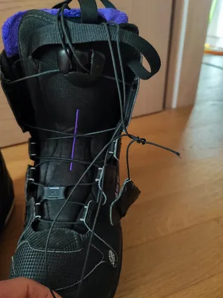 Scarponi Snowboard Donna Neri Viola