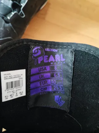 Scarponi Snowboard Donna Neri Viola