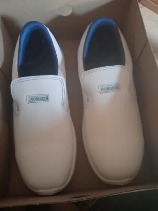 Zapatos seguridad Robusta Blancos Talla 41