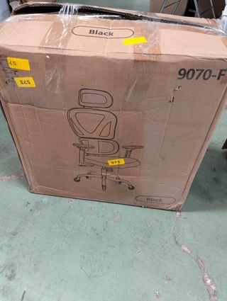 Silla de Oficina Ergonómica KERDOM Negra