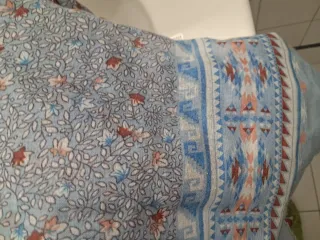 Pañuelo Springfield floral y étnico. Nuevo