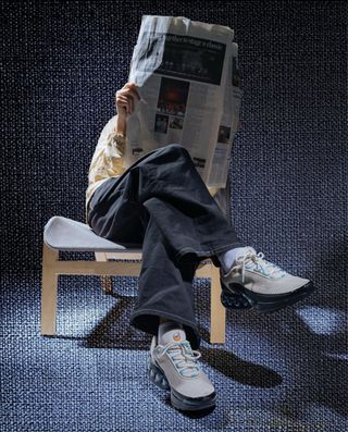 Zapatillas Nike Beige y Azul Talla 44