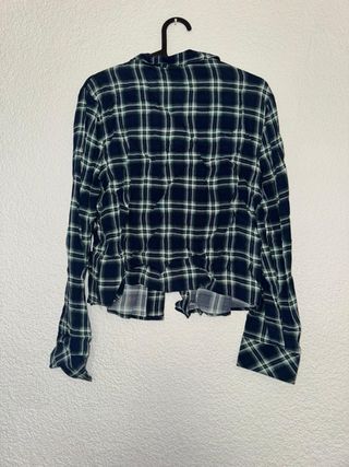 Camisa cuadros Bershka Talla S