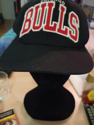 Gorra Chicago Bulls Mitchell & Ness Negra