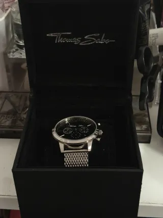 Se puede negociar Reloj Thomas Sabo Azul y Platea