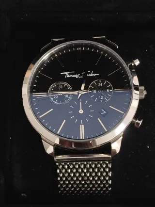 Se puede negociar Reloj Thomas Sabo Azul y Platea