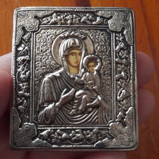 Icono Bizantino Plata Ley 950