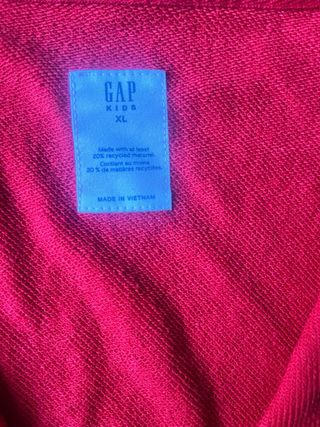 Felpa con cappuccio GAP bimbo 12 anni