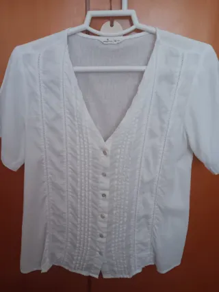 Blusa Springfield Blanca Talla S/36