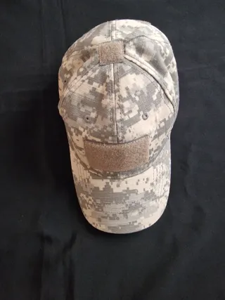 Gorra táctica camuflaje beige y gris