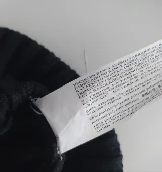 Leggings negros punto Stradivarius T.XS