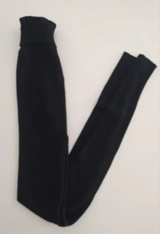 Leggings negros punto Stradivarius T.XS