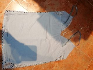 Blusa lentejuelas plata Talla S