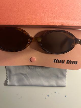 Gafas de sol Miu Miu marrones