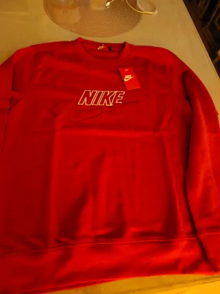 Sudadera Nike Roja Talla M