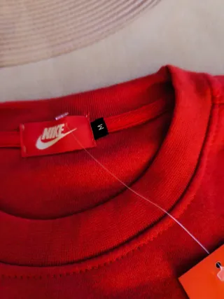 Sudadera Nike Roja Talla M