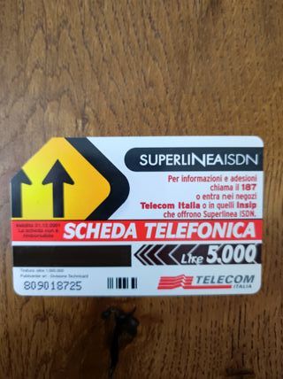 Scheda telefonica "Superlinea"