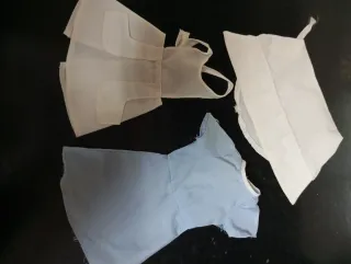 Traje de enfermera Nancy y conjunto fantasía.