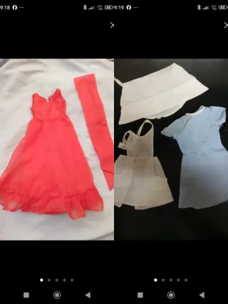 Traje de enfermera Nancy y conjunto fantasía.