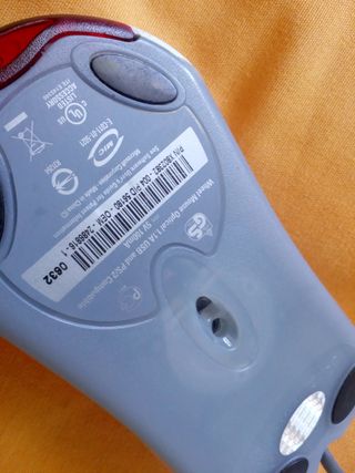 Ratón Microsoft USB Gris y Blanco