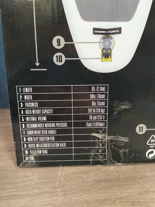 Bestway 65302 - Tabla Paddle Surf Hincha 274x76x12