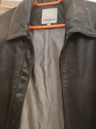Chaqueta Cuero Anne Klein Talla S