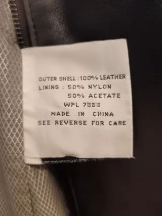 Chaqueta Cuero Anne Klein Talla S