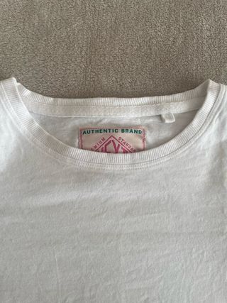 Camiseta manga larga niña blanca