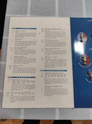 Colección Pines Copas del Barça