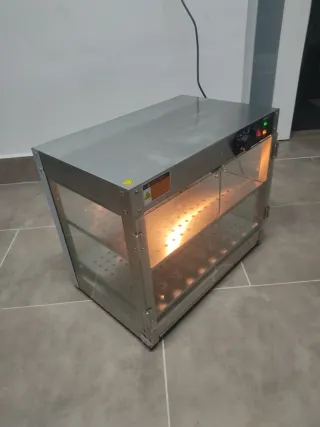 Vitrina expositora comida caliente VEVOR 2 Niveles