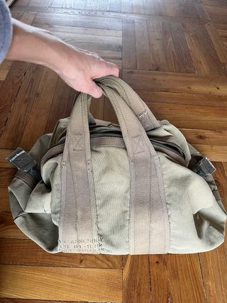 Bolsa de viaje Ralph Lauren loneta beige