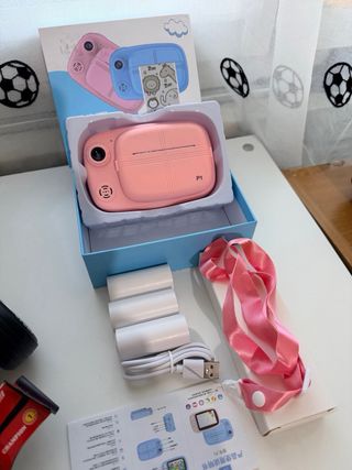 Macchina fotografica digitale rosa per bambini