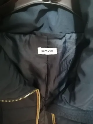 Abrigo azul acolchado Pimkie
