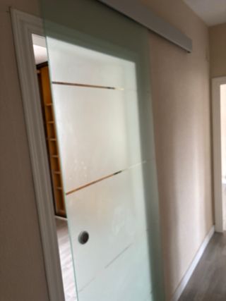 dos Puertas correderas de cristal