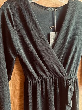 Vestido fiesta corto Lycra brillante