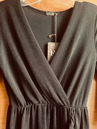 Vestido fiesta corto Lycra brillante