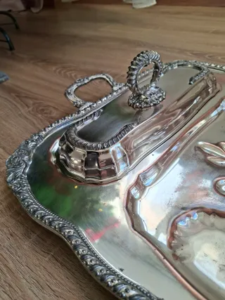 Vassoio da portata antico Impero per carne