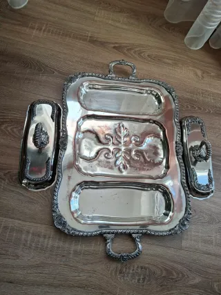 Vassoio da portata antico Impero per carne