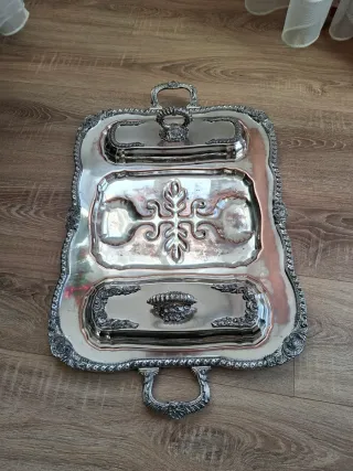 Vassoio da portata antico Impero per carne