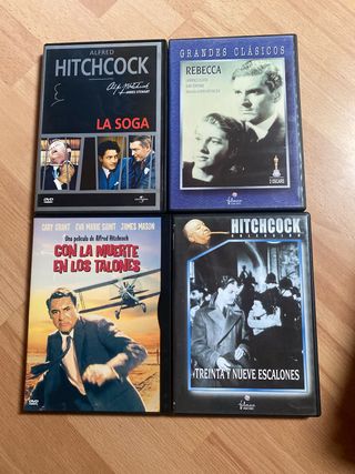 4 Películas DVD Alfred Hitchcock