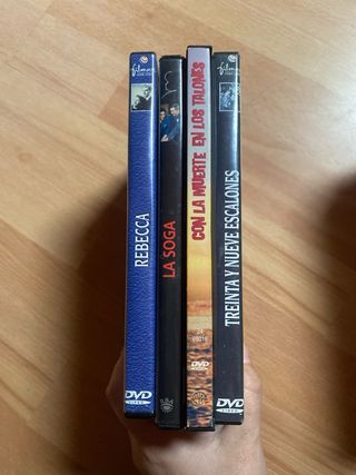 4 Películas DVD Alfred Hitchcock