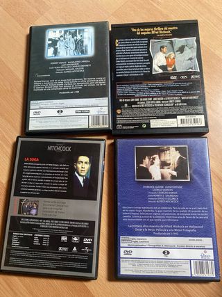 4 Películas DVD Alfred Hitchcock