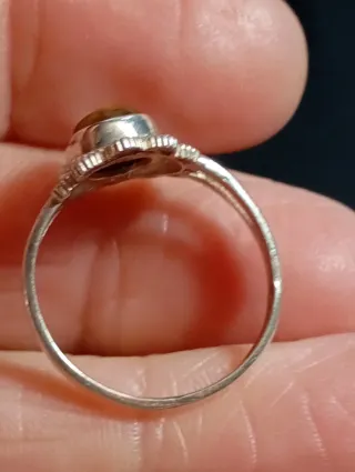 Anillo Plata Ley Ojo Tigre