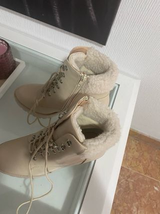 Botas de invierno beige