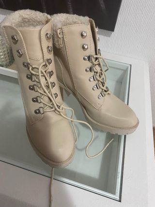 Botas de invierno beige