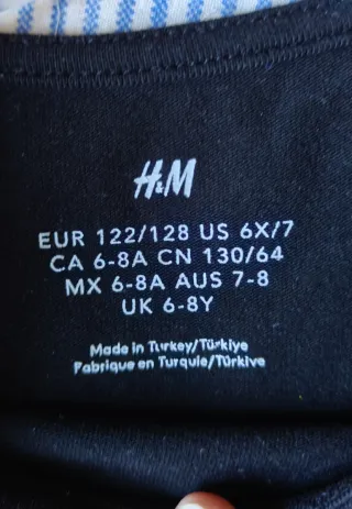 Maglia elegante nera bimba 6/8 anni